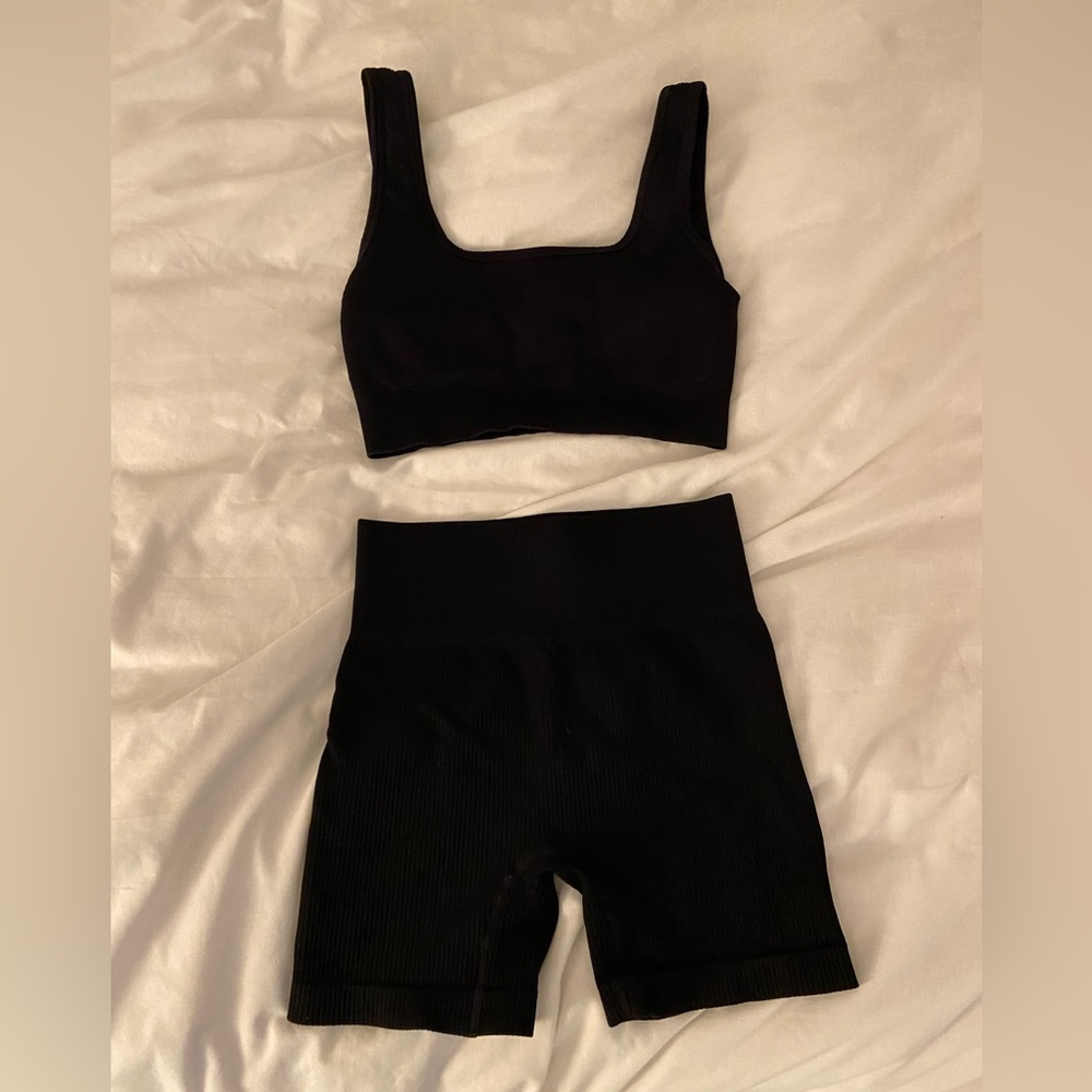 amazon ribbed workout set